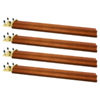 Wood Mah Jongg Racks with Brass Ends