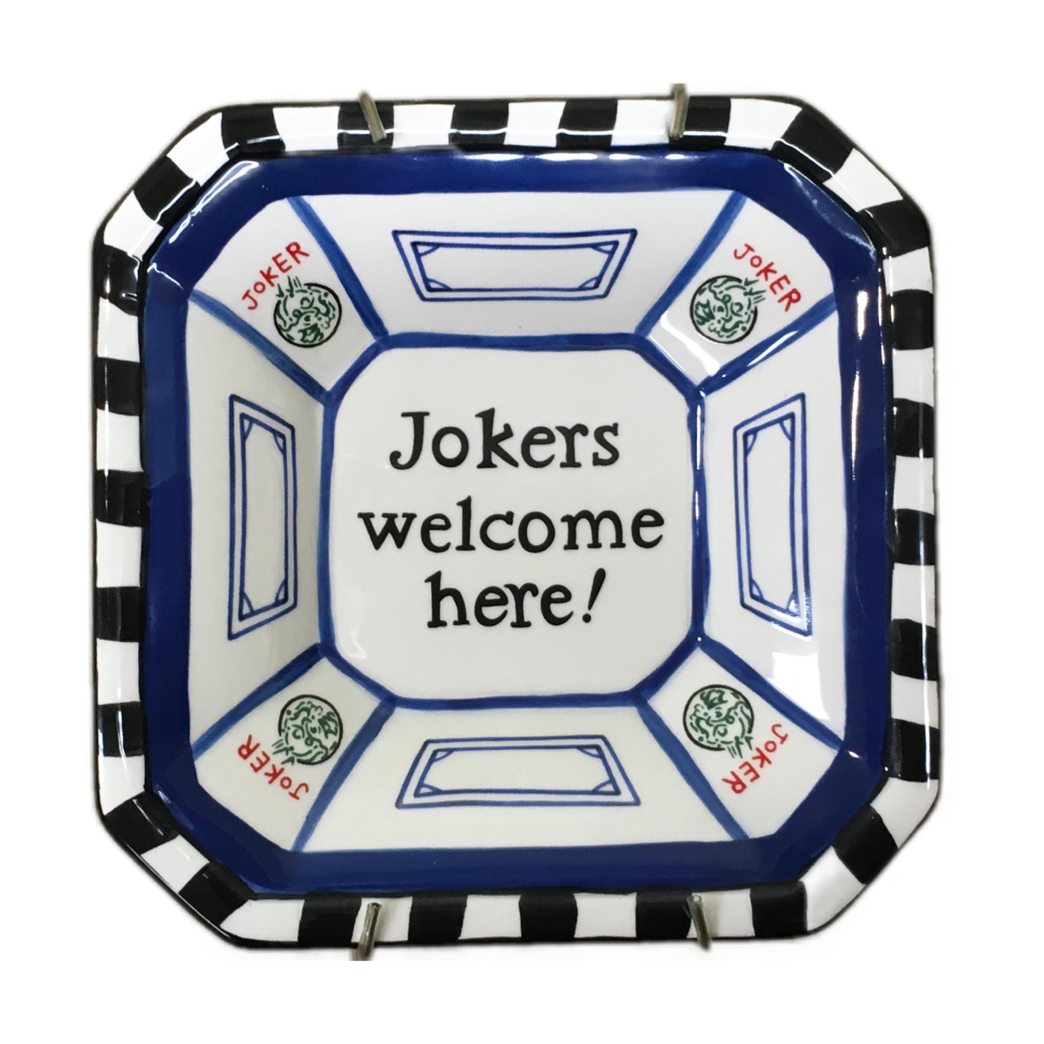 Jokers Welcome Here Earthenware Dish 