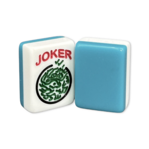 Full Custom Teal and White American Mah Jongg Tiles