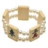 Mah Jongg Tile Bracelet - Pearl