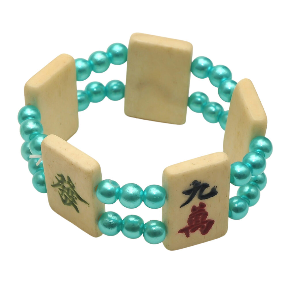 Mah Jongg Tile Bracelet - Turquoise