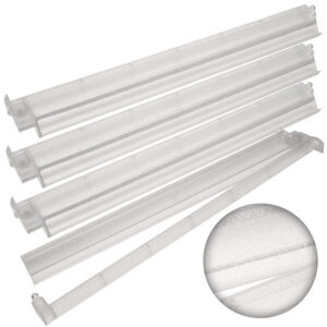 Frosted Clear Silver Glitter Mah Jongg Combo Racks - Set of 4