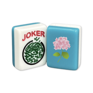 CUSTOM Printed Pink Hydrangea American Mah Jongg Tiles