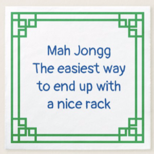 nice rack mahjongg napkin