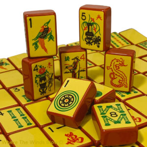 Vintage Mahjong Game In Wooden Case Auction