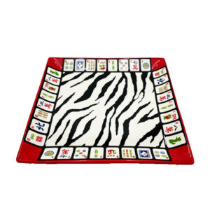 Wild Mah Jongg Ceramic Luncheon Plate