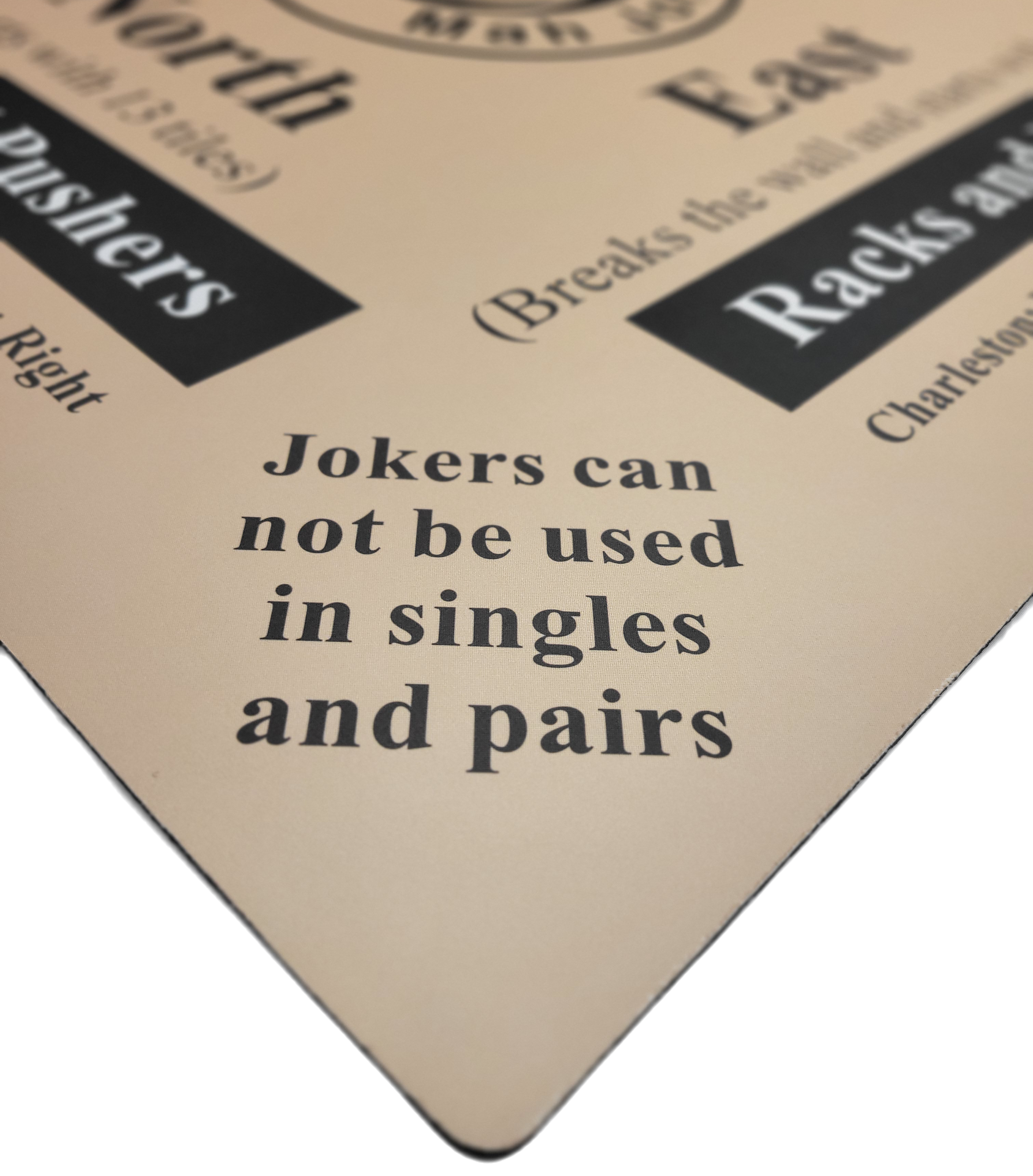 Beginner Mah Jongg Rubber Backed Mat - Image 5