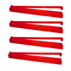 Solid Red Mah Jongg Combo Racks - Set of 4