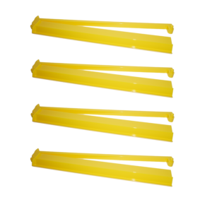 Solid Canary Yellow Mah Jongg Combo Racks - Set of 4