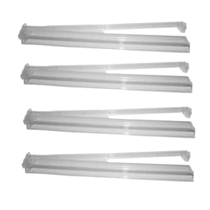 Clear Silver Glitter Mah Jongg Combo Racks - Set of 4