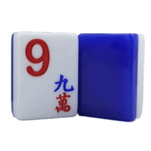 Large Print Blue and White American Mah Jongg Tiles