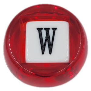 Plastic American Mah Jongg Wind Indicator - Red